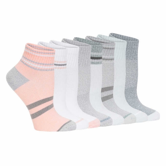 Lemon Ladies' Quarter Sock, 8-pair - Picture 2 of 2